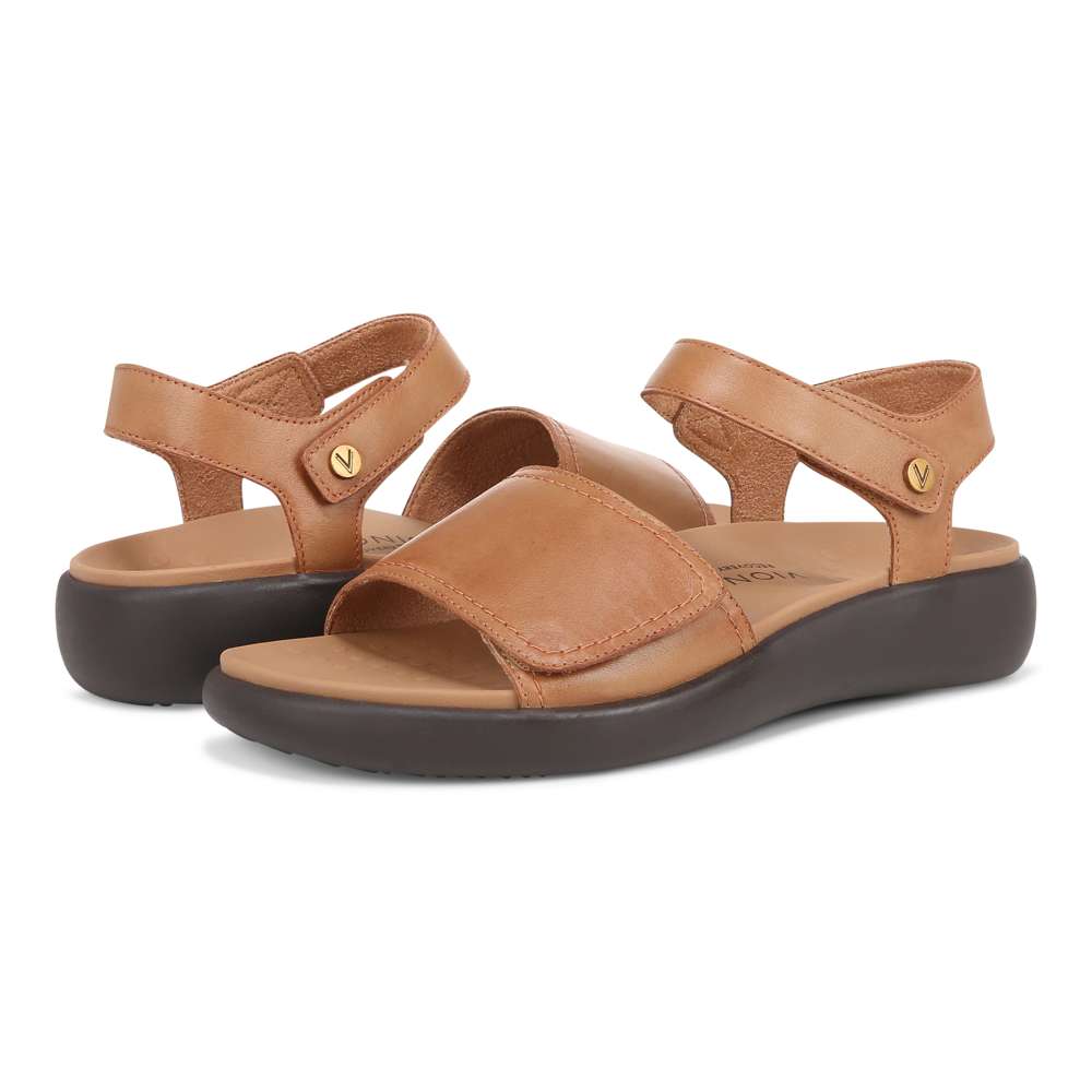 Awaken Recovery Sandal - Wheat Leather