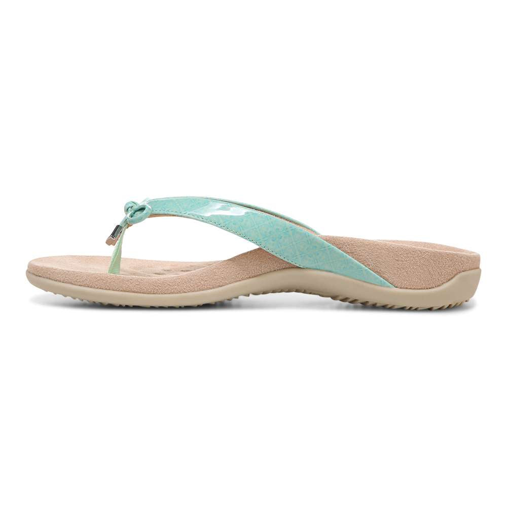 Bella Toe Post Sandal - Menta Tile