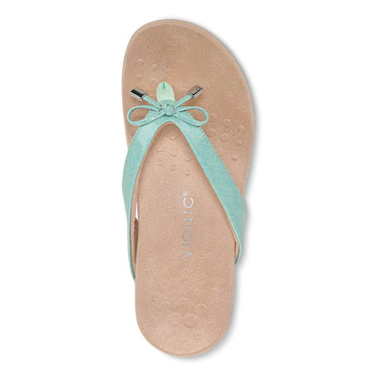 Bella Toe Post Sandal - Menta Tile