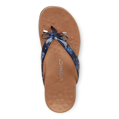 Bella Toe Post Sandal - Navy Poppy