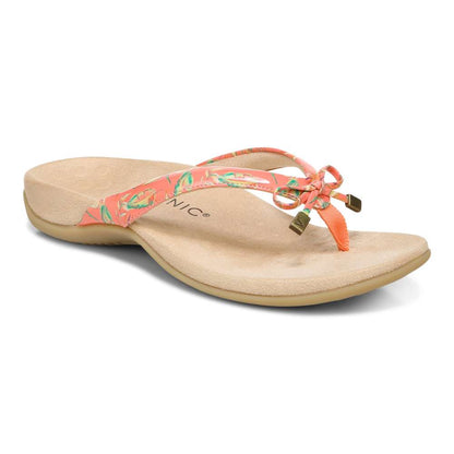 Bella Toe Post Sandal - Papaya Tropical