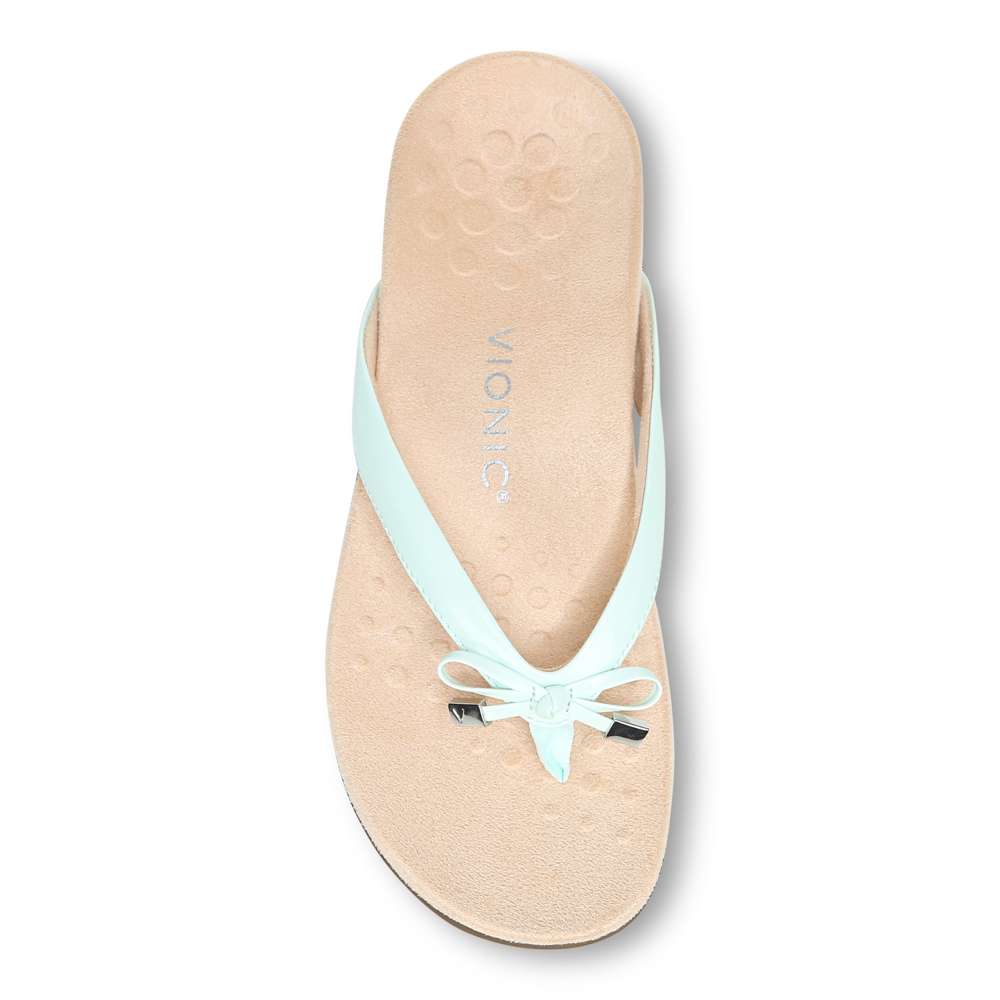 Bella Toe Post Sandal - Seafoam