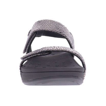 Bolinas Platform Sandal - Pewter Snake
