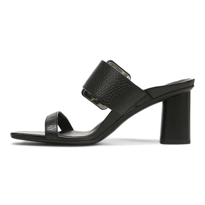 Brookell Heeled Sandal - Black Leather