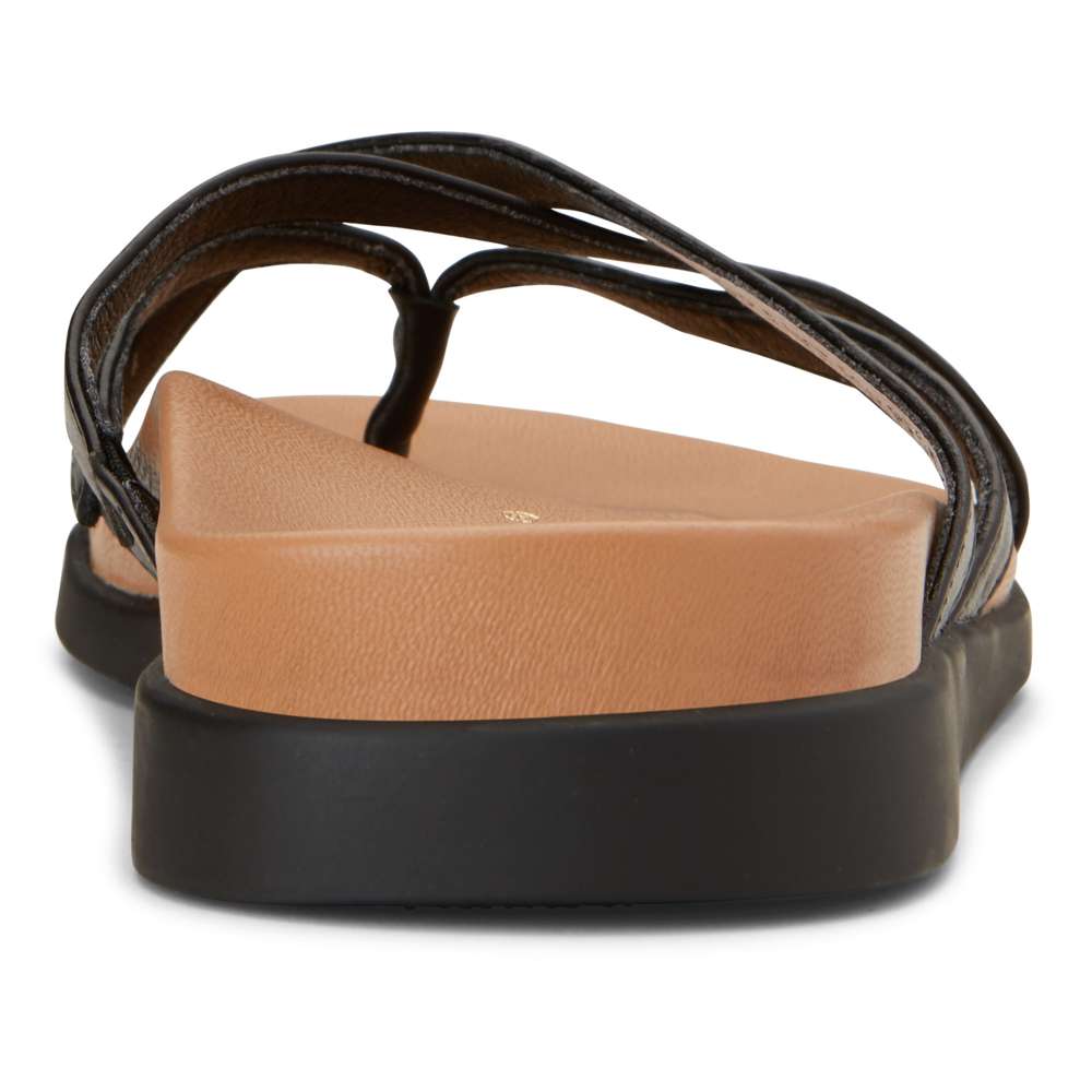 Daisy Toe Post Sandal - Black