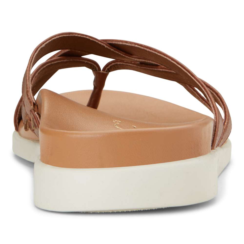 Daisy Toe Post Sandal - Toffee