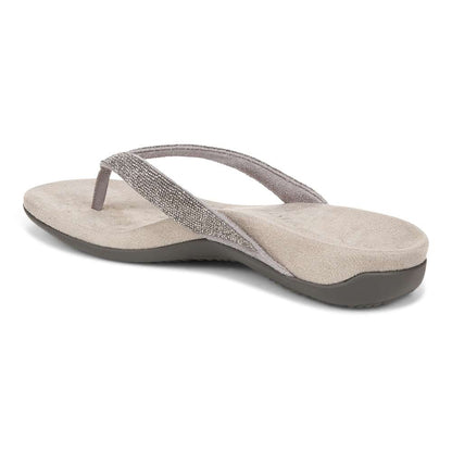 Dillon Shine Toe Post Sandal - Stormy