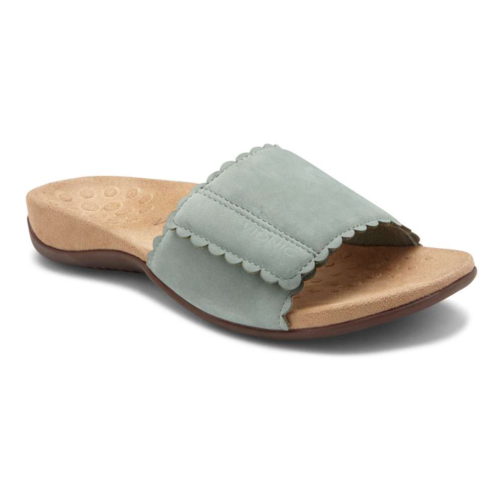 Florence Slide Sandal - Mint
