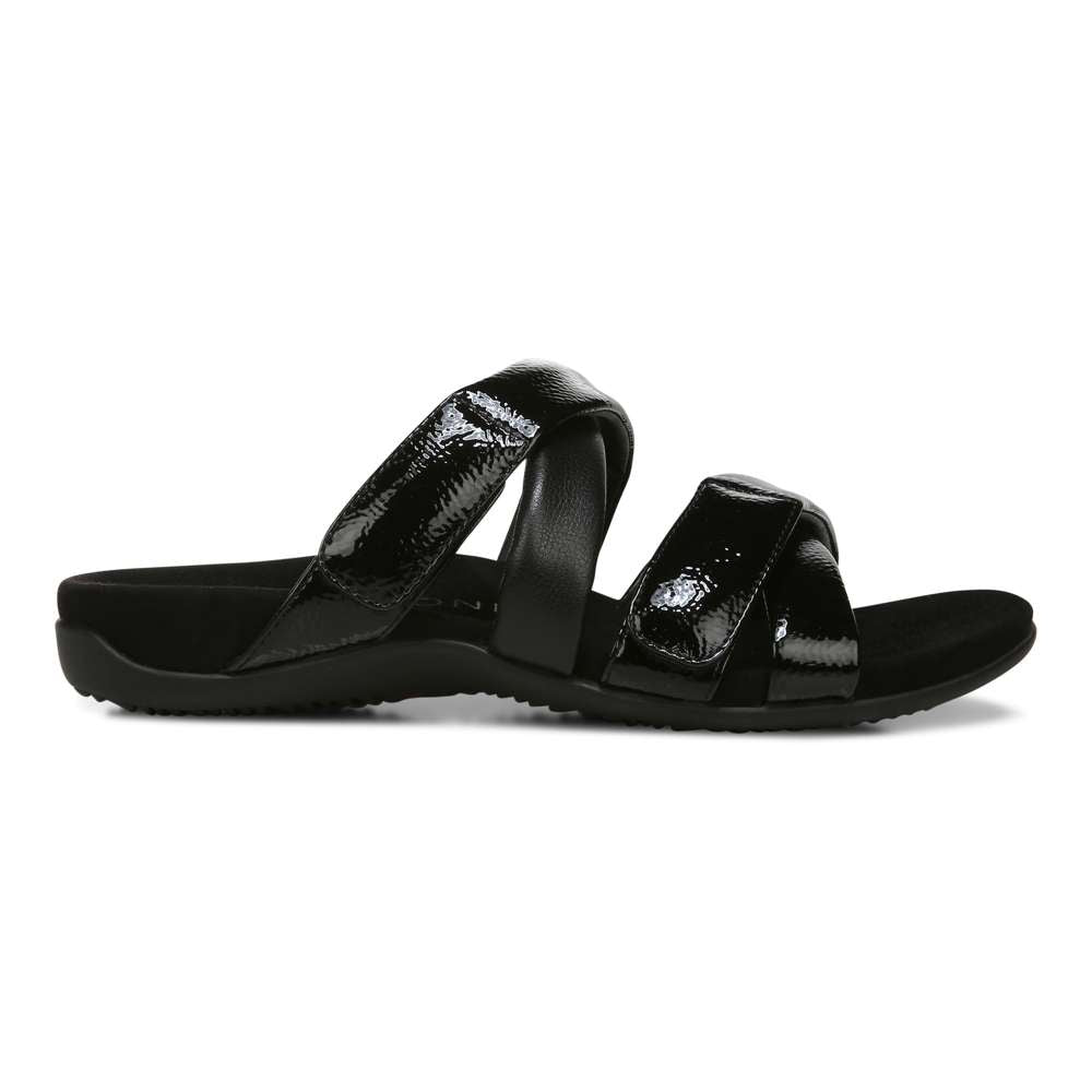 Hadlie Slide Sandal - Black