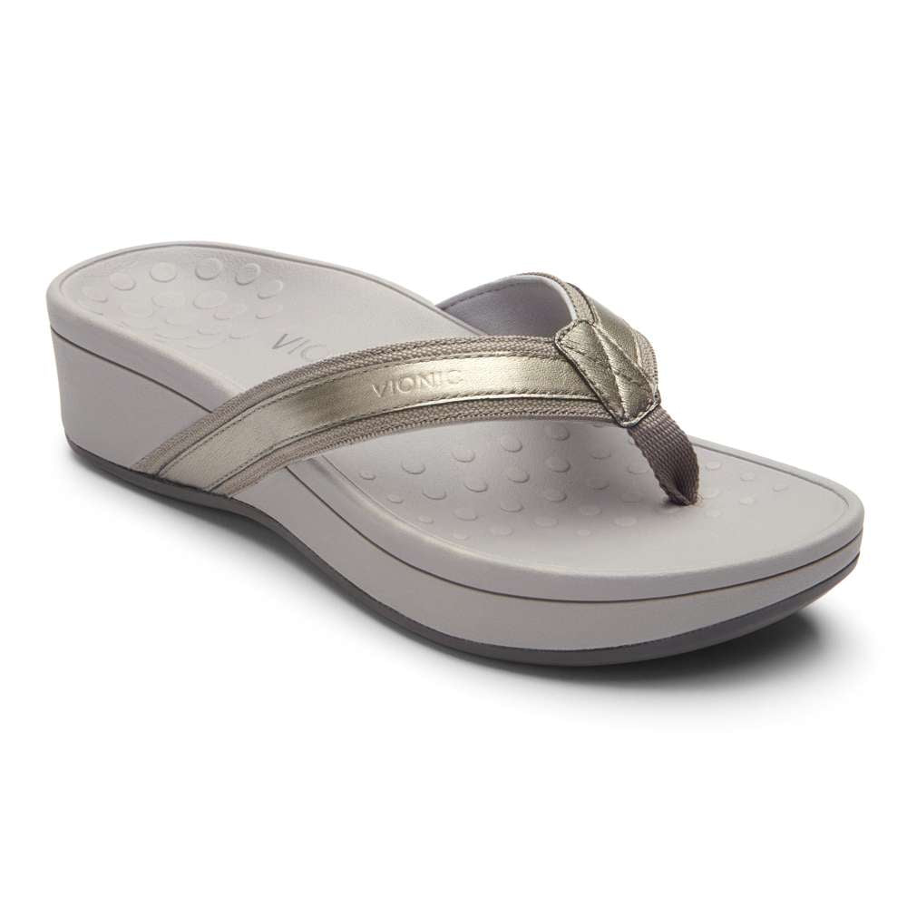 High Tide Platform Sandal - Pewter