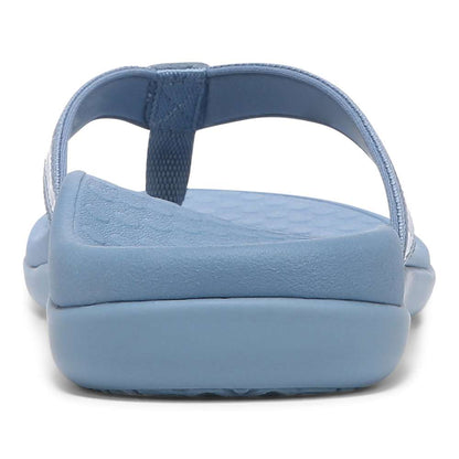 Islander Toe Post Sandal - Blue Shadow Patent
