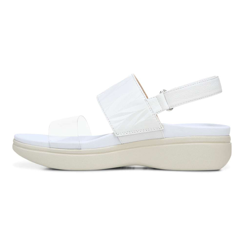 Karleen Platform Sandal - White
