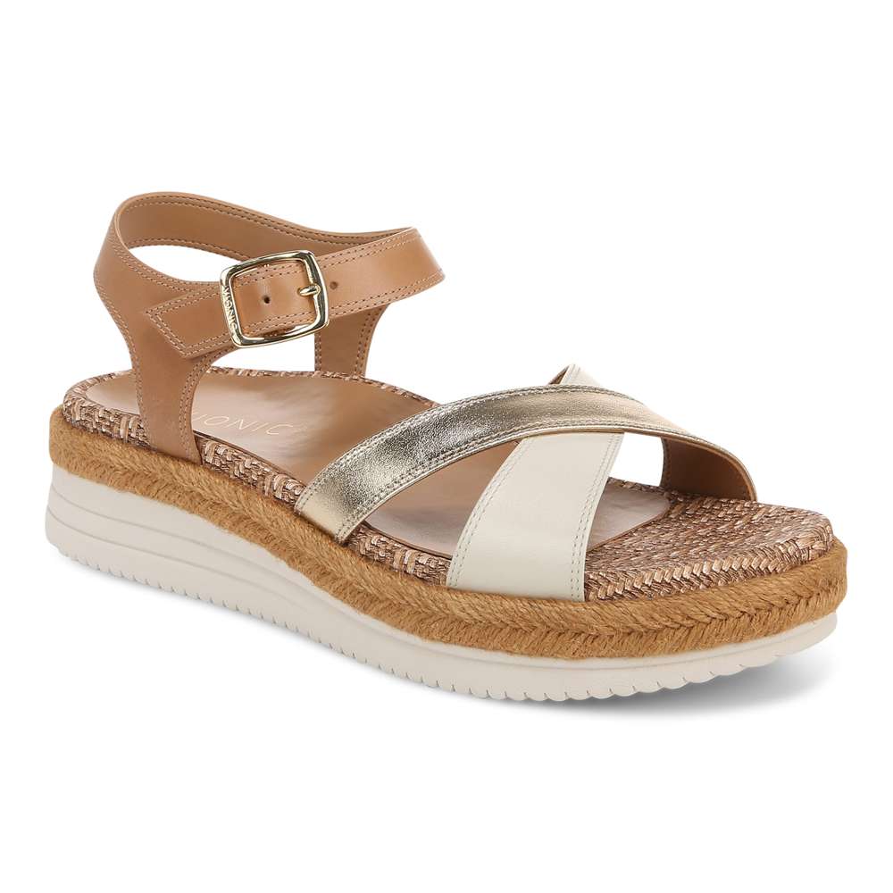 Mar Platform Sandal - Camel/Gold