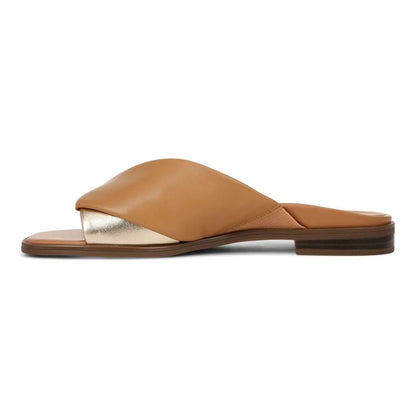 Miramar Slide Sandal - Camel/Gold
