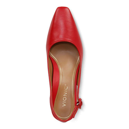 Perris Slingback Heel - Red