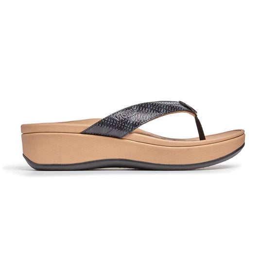 Pilar Platform Sandal - Black