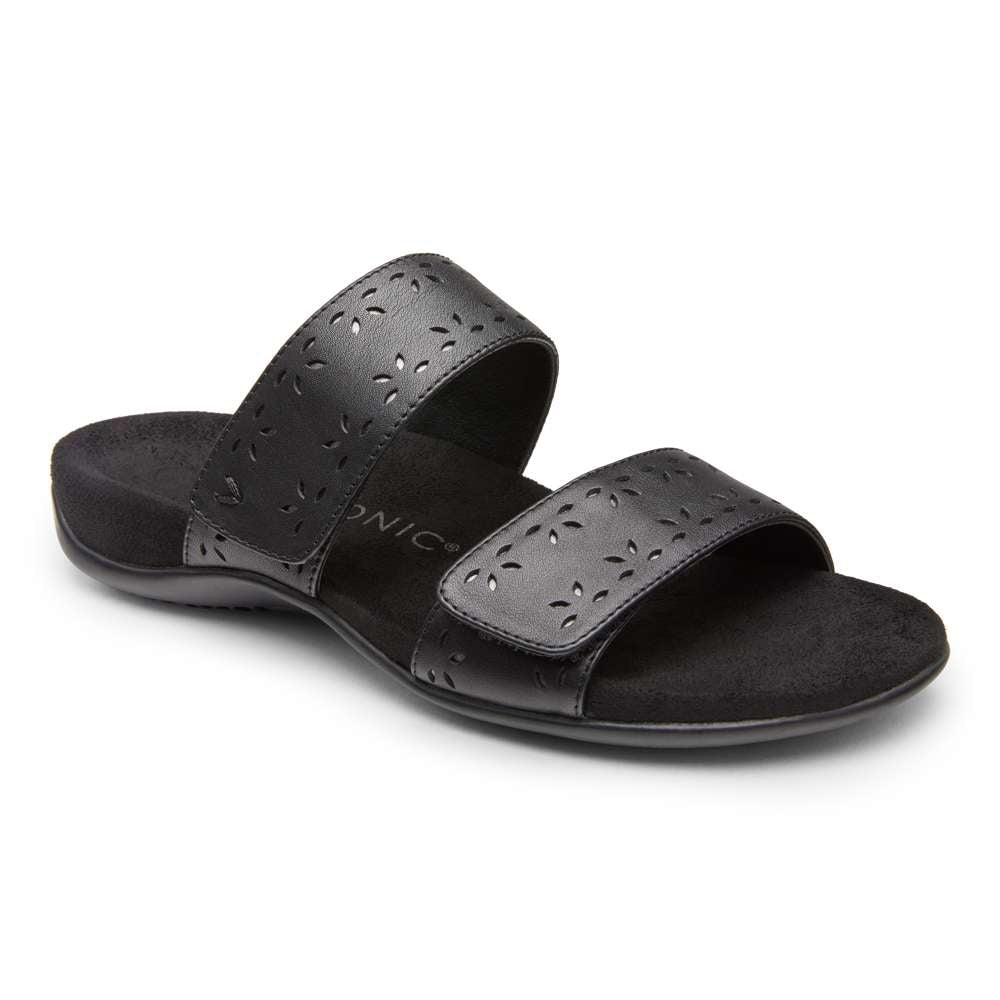Randi Slide Sandal - Black