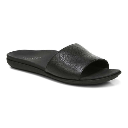 Val Slide Sandal - Black