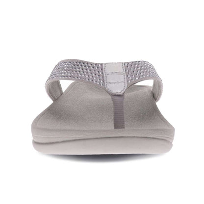 Allora Toe Post Sandal - Silver Rhinestone
