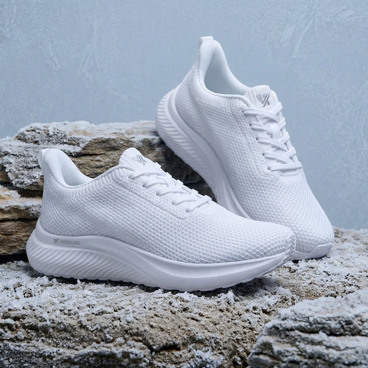 Lifestyle image for Allure Lace-Up Activate Sneaker - White