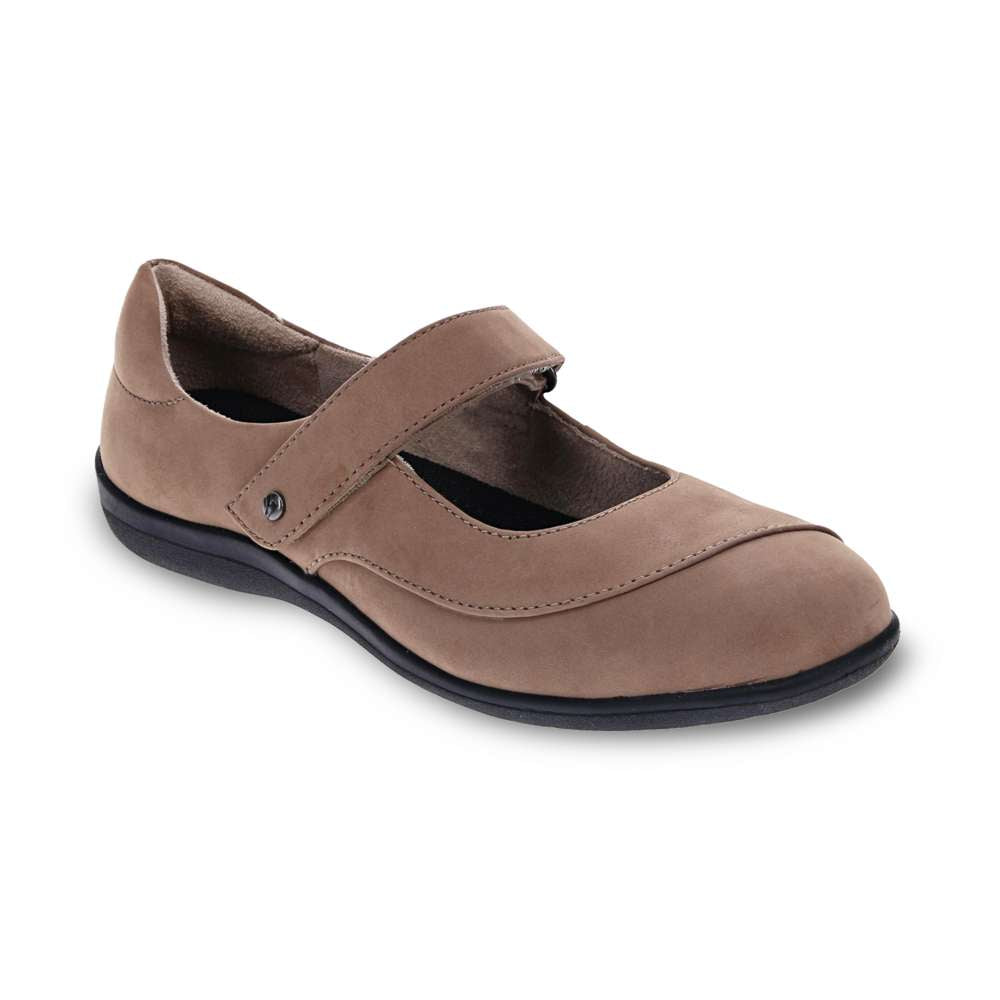 Amalfi Mary-Jane - Grey Nubuck