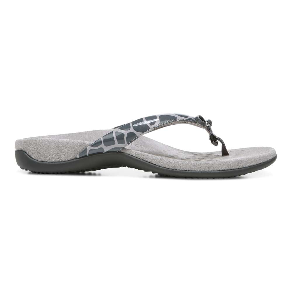 Bella Toe Post Sandal - Giraffe Dark Shadow