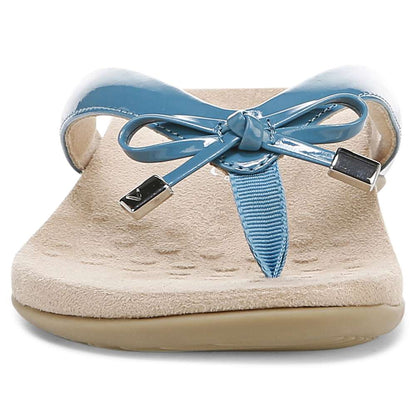 Bella Toe Post Sandal - Dark Blue