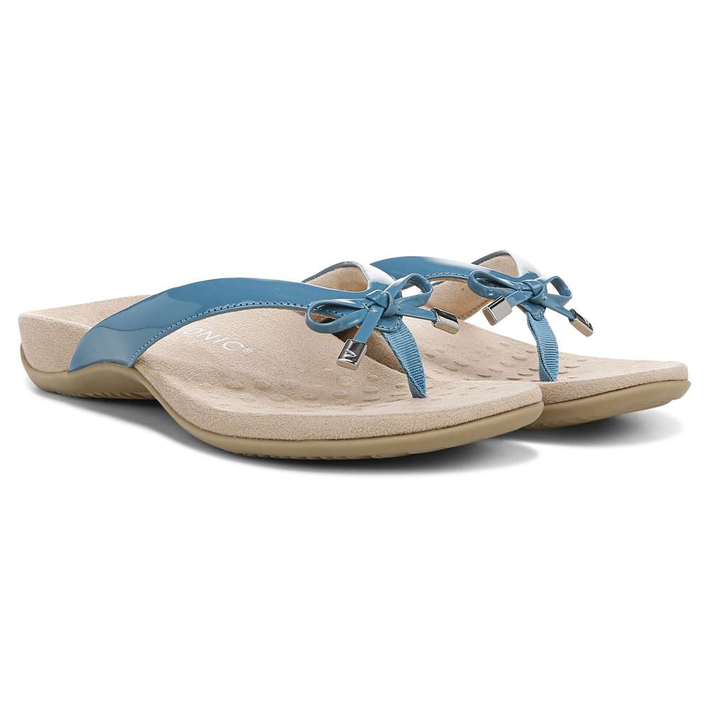 Bella Toe Post Sandal - Dark Blue