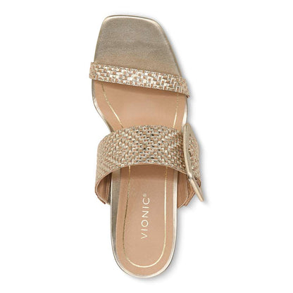 Brookell Heeled Sandal - Gold