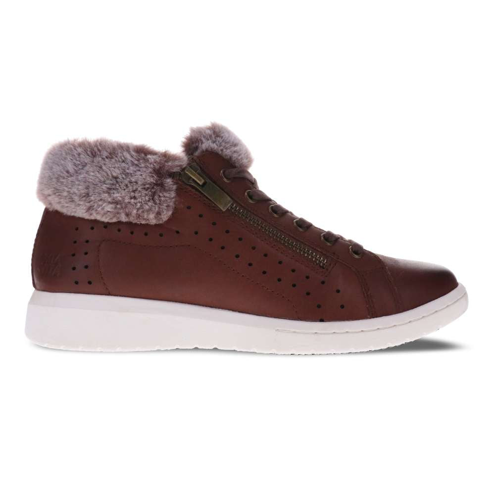 Bubbles Zip Bootie - Chocolate