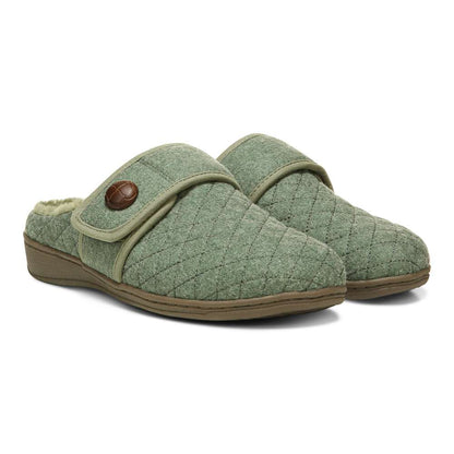 Carlin Mule Slipper - Army Green