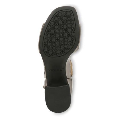 Chardonnay Heeled Sandal - Pewter