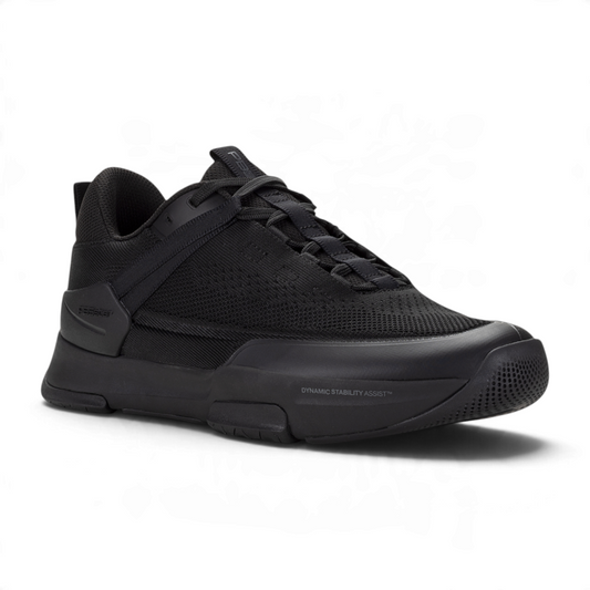 Court2 Men's Mesh Sneaker - Black Black