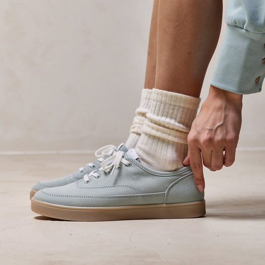 Lifestyle image for Cyan Slip-On Casual Sneaker - Iceberg Green