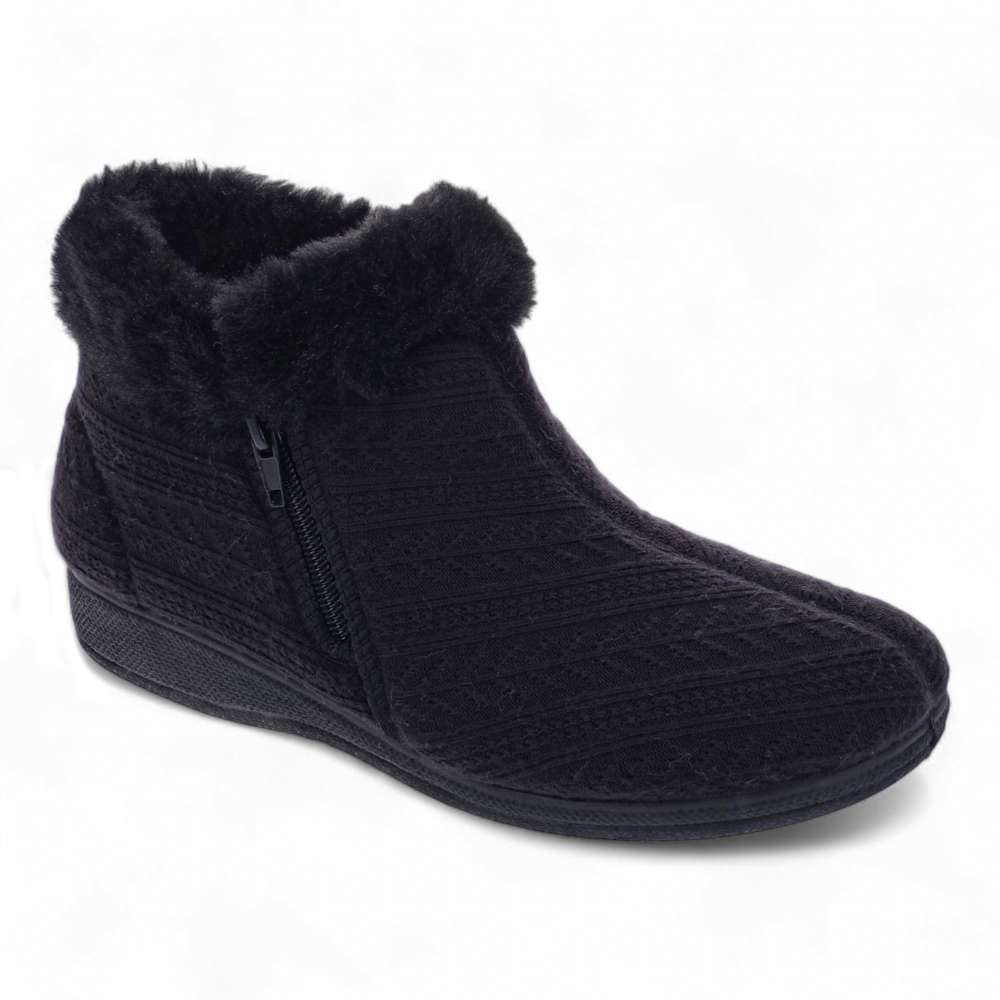 Dahlia II Slipper - Black