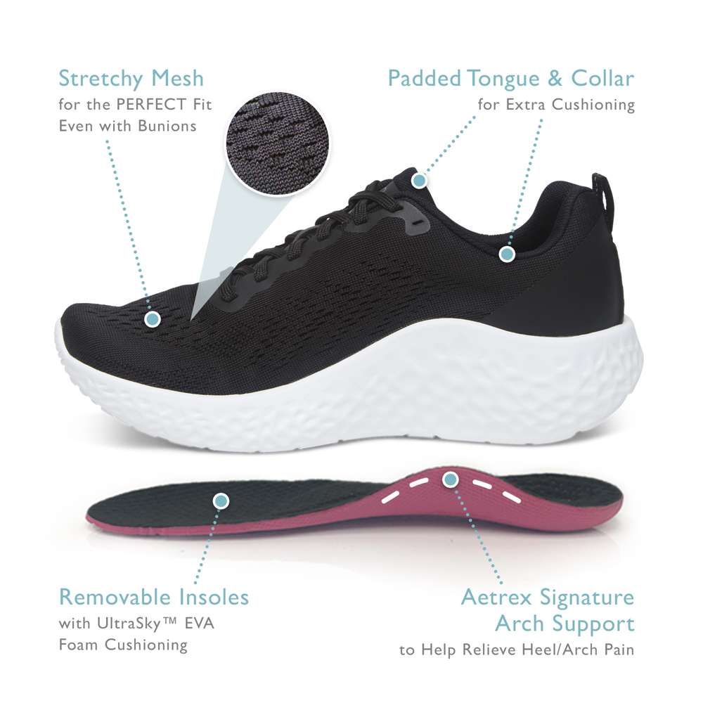Danika Sneaker - Black/Black