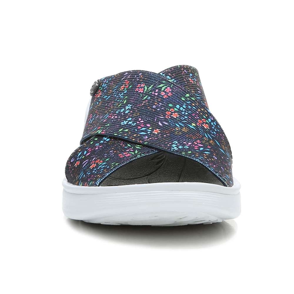 Desire Slide - Navy Floral
