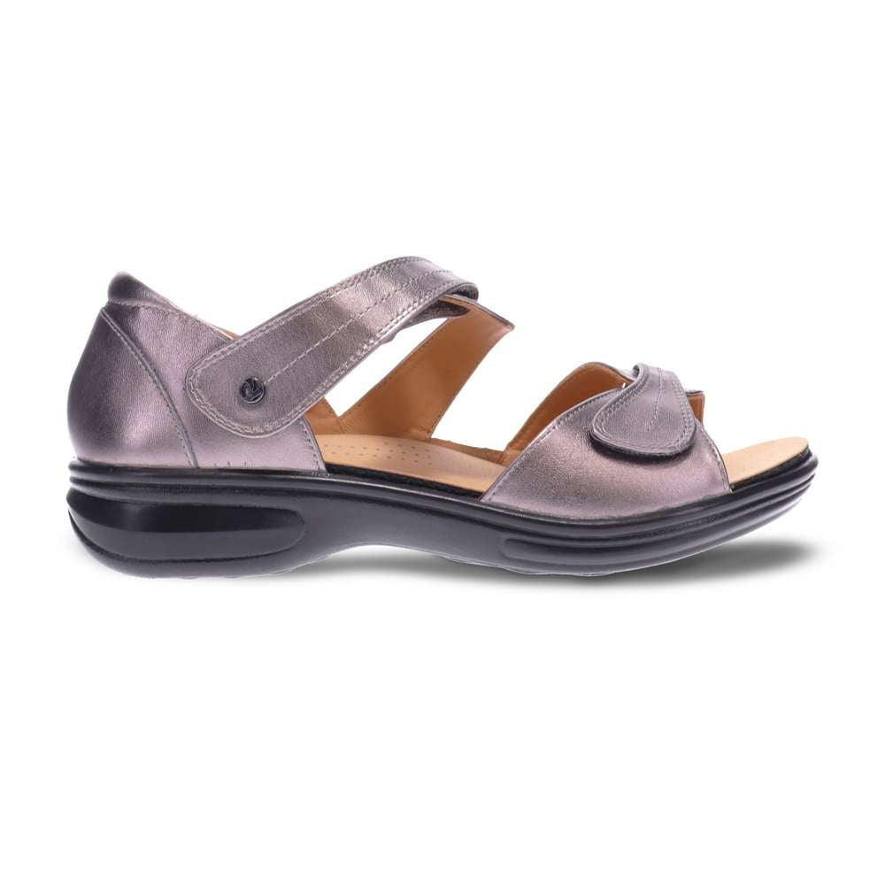 Geneva Sandal - Gunmetal
