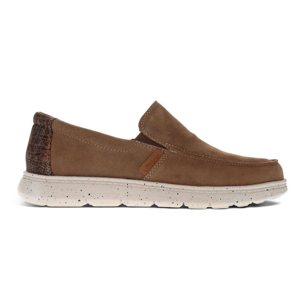 Harbour Suede Slip On - Olive