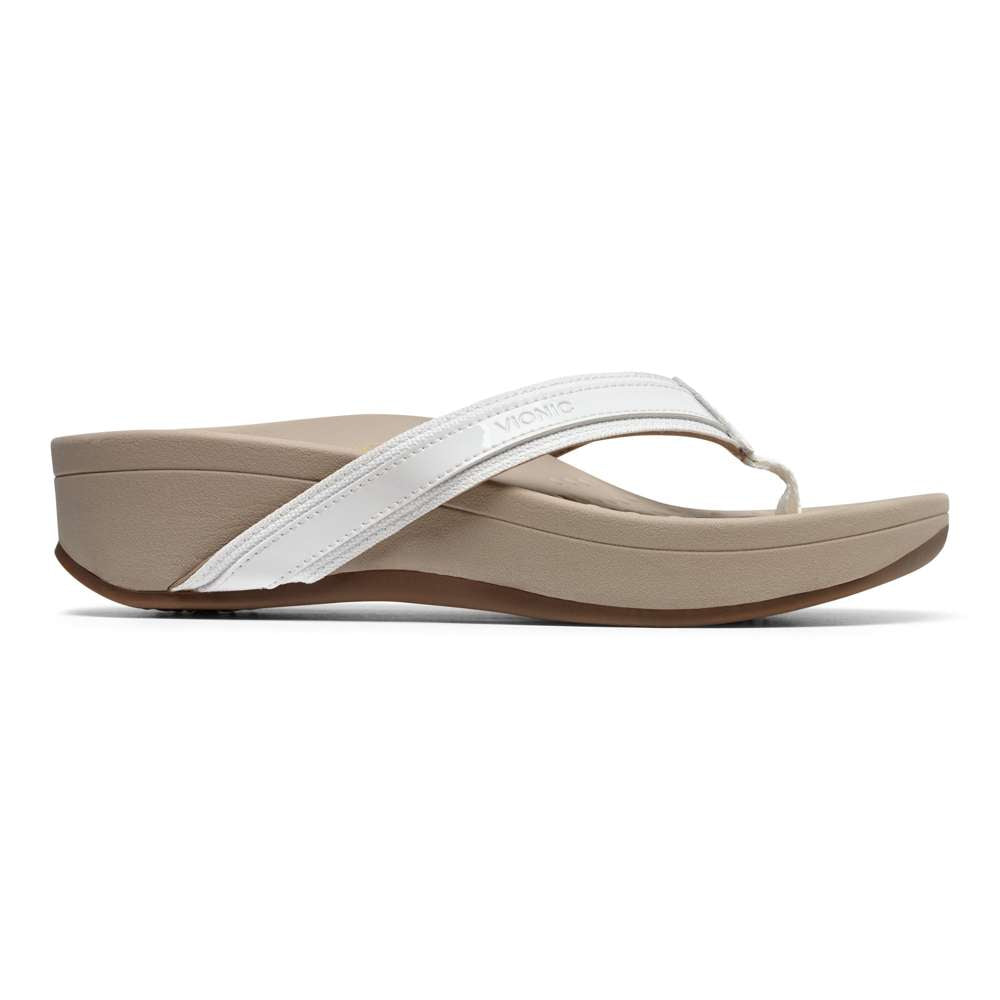 High Tide Platform Sandal - White