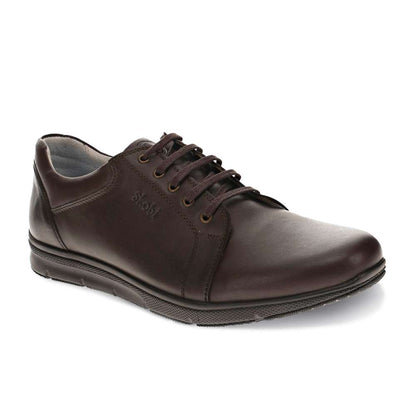 Holt Senior School Shoe - Brown