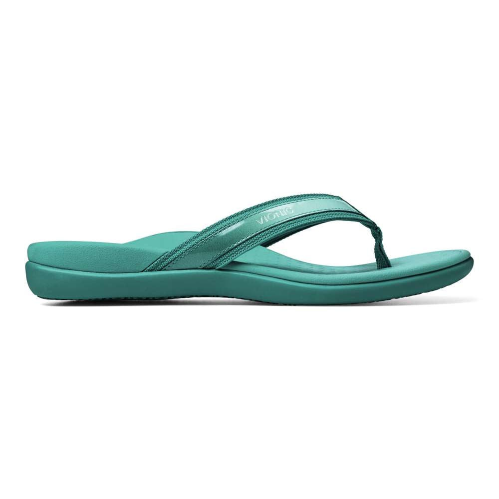 Islander Toe Post Sandal - Teal Ombre