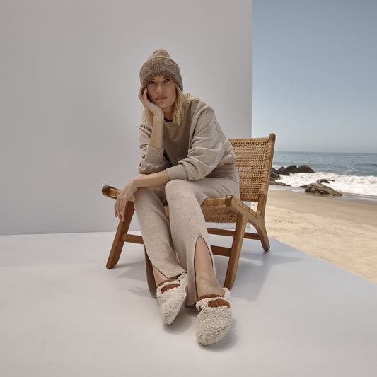 Lifestyle image for Izzy Slipper - Cream