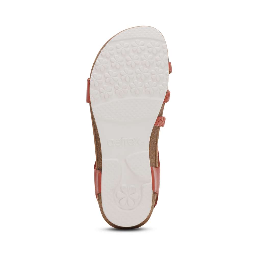 Jillian Braided Strap Sandal - Rose
