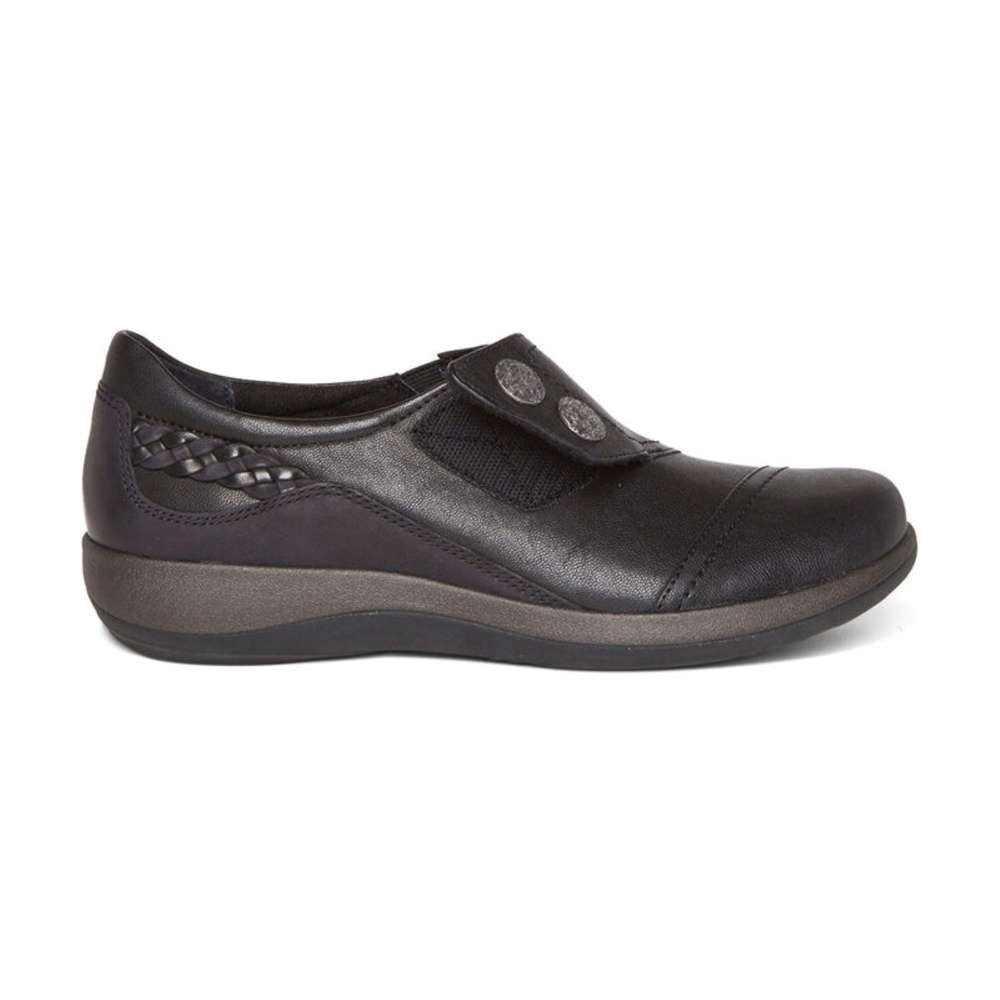 Karina Casual Monk Strap - Black