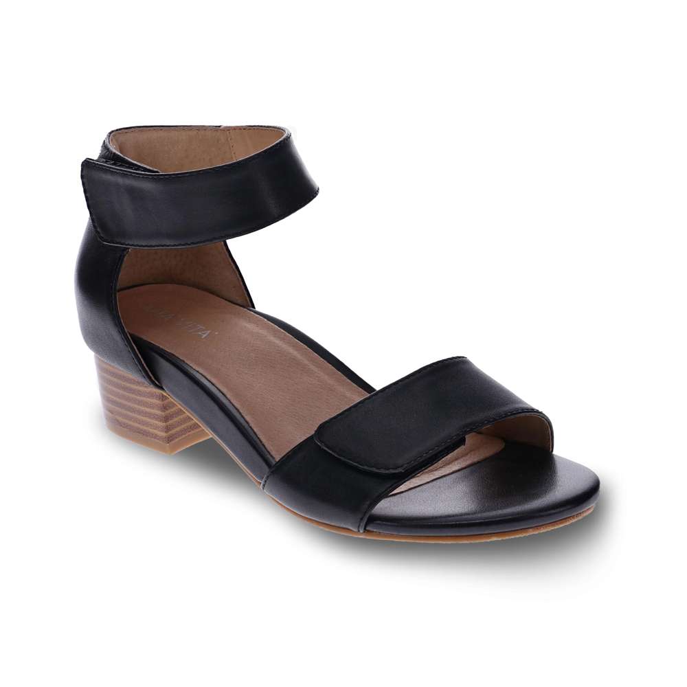 Kim Heeled Sandal - Black