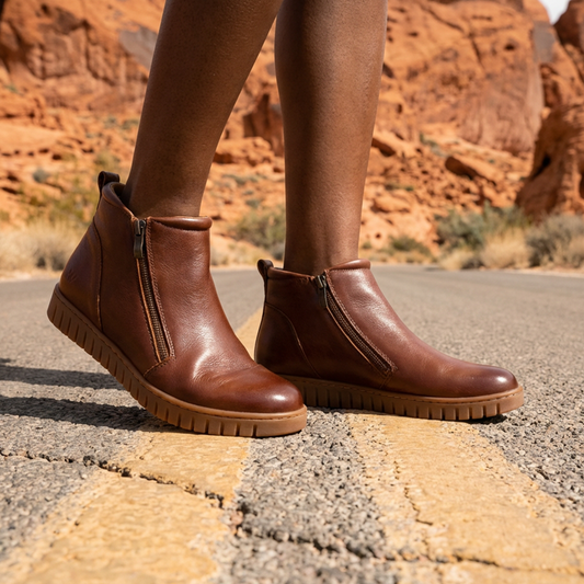 Lifestyle image for Leni Zip Boot - Mocha