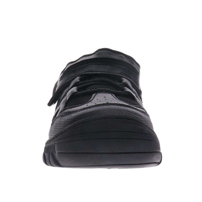 Lewis Velcro School Shoe - Black