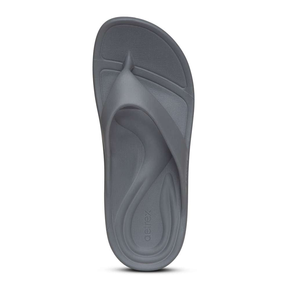 Maui Women's Toe Post Sandal - Grey