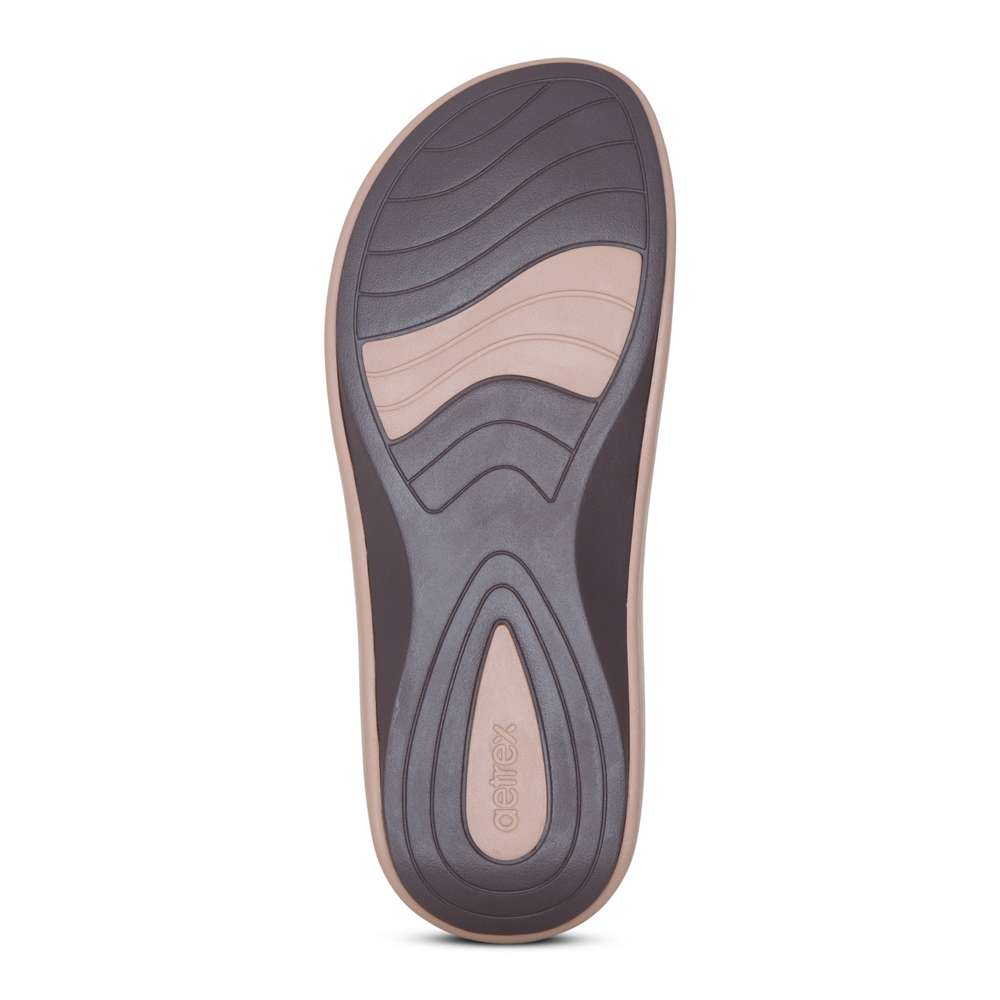 Maui Women's Toe Post Sandal - Mocha